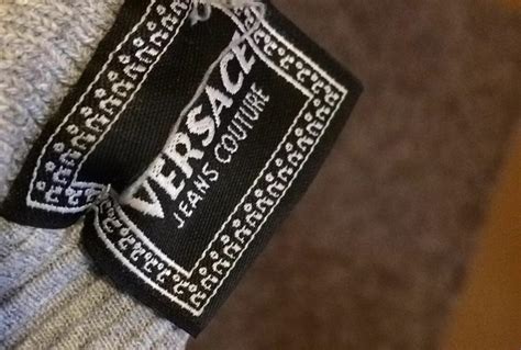 how to spot fake versace jeans couture clothing labels|authentication of versace clothing.